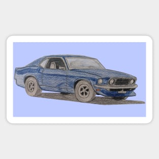 Muscle car Magnet